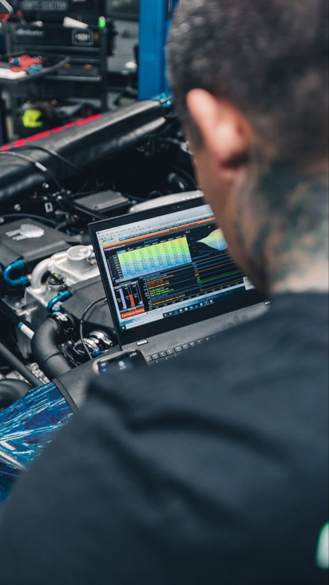 Chiptuning met laptop